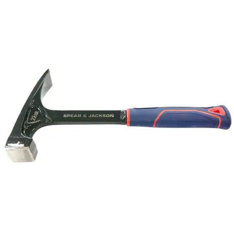 Solid Steel 22 oz Brick Hammer - Spear & Jackson - hammer Hammers are designed with one flat, square, face and a long