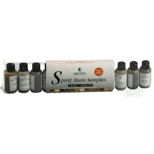 Spirit Stain Kit (Wood Colours) - Chestnut Products - Wood Stains & Colours - Fast shipping