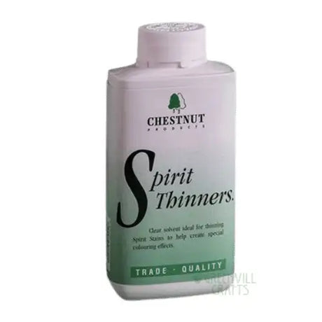 Spirit Thinners - 500ml - Chestnut Products - Clear solvent for diluting Stain or making french polish. This clear,