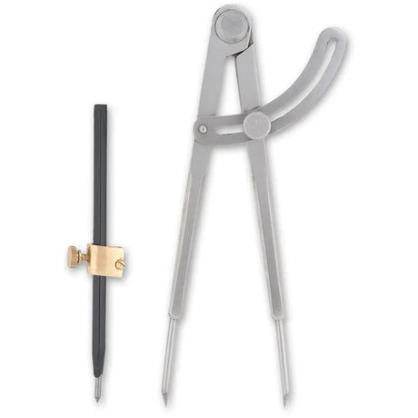 SPRING DIVIDER COMPASS WITH CARBIDE PENCIL 6’’ - Measuring Tool - Fast shipping