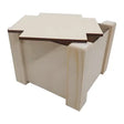 Square Flat Pack Wooden Box - Pyrography Project
