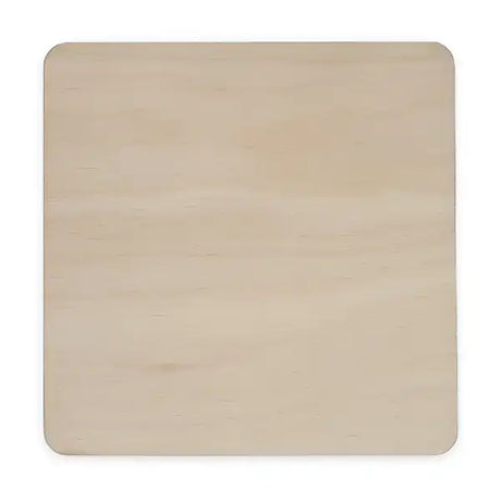 Square Pyrography Wooden Blanks - 3mm thickness square Poplar wood blanks in a number of sizes for burning / A single