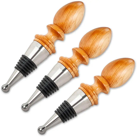 Stainless Steel Bottle Stopper (3 Pack)- Made in the UK - Project Kit - Fast shipping