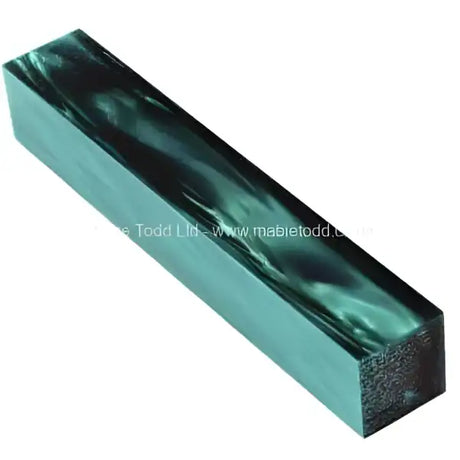 Teal Pearl - Acrylic Kirinite Pen Blank - Blanks pen turning blanks are made in Italy from quality acrylic resin. Each