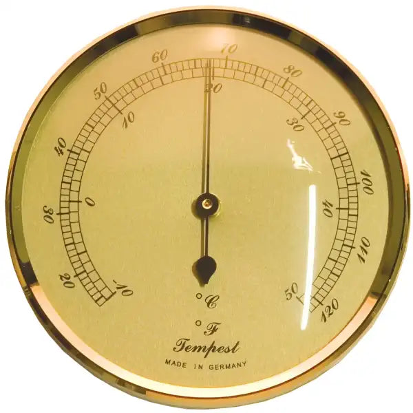 Thermometer Face Gold - 2 5/8’’ - 67mm - Project Kit German built quality with an elegant design. The dials are made
