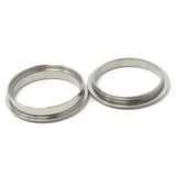 Titanium Bevelled ring core blank with screw 6mm (3mm groove) Ring Cores Fast shipping