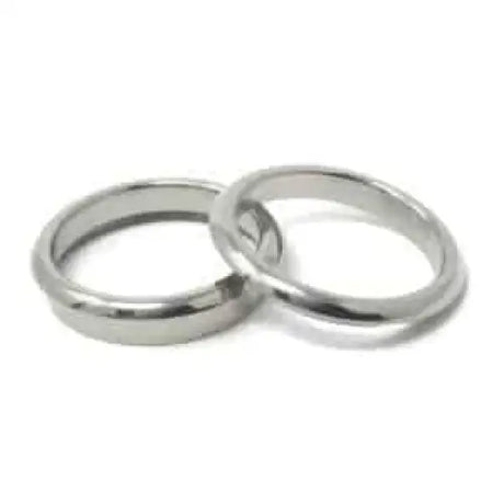Titanium Bevelled ring core blank with screw 6mm (3mm groove) Ring Cores Fast shipping