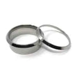 Titanium ring core - Bevelled Edges - 8mm with 5mm insert groove - Ring Cores - Fast shipping
