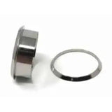 Titanium ring core Bevelled Edges 8mm with 5mm insert groove Ring Cores Fast shipping