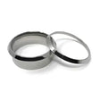 Titanium ring core - Bevelled Edges - 8mm with 5mm insert groove - Ring Cores A top quality bevelled edges. This is 8mm
