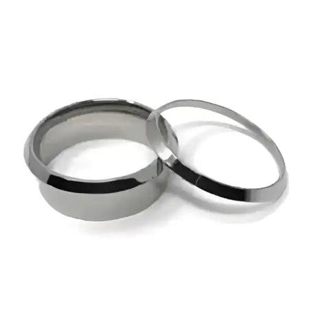 Titanium ring core - Bevelled Edges - 8mm with 5mm insert groove - Ring Cores A top quality bevelled edges. This is 8mm
