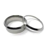 Titanium ring core - Bevelled Edges - 8mm with 5mm insert groove - Ring Cores A top quality bevelled edges. This is 8mm