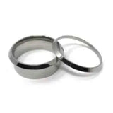 Titanium ring core Bevelled Edges 8mm with 5mm insert groove Ring Cores Fast shipping