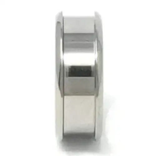 Titanium ring core with bevelled edge & screw fitment (9mm 6mm groove) Ring Cores Fast shipping