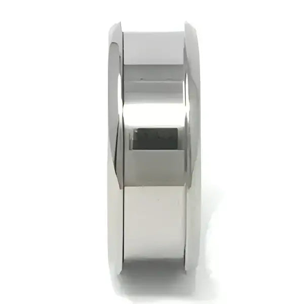 Titanium ring core with bevelled edge & screw fitment (9mm - 6mm groove) - Ring Cores - Fast shipping