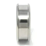 Titanium ring core with bevelled edge & screw fitment (9mm - 6mm groove) - Ring Cores - Fast shipping