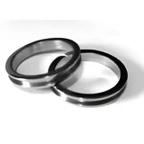 Titanium ring core with screw fit & flat edges 4mm (2mm groove) - Ring Cores width 2mm insert groove GR2 Flat 2 piece