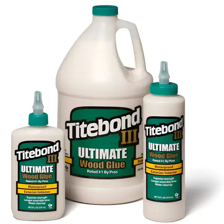 Titebond III Ultimate Wood Glue - Adhesives Offers the best possible performance in woodworking glues. This waterproof