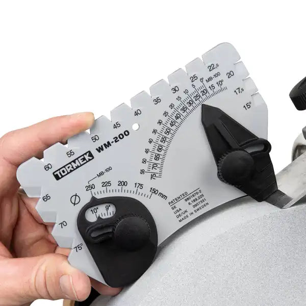 Tormek AngleMaster - WM-200 - Sharpening accessories The has several smart features. You can use it to set the jig