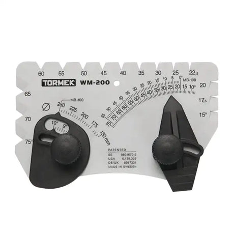 Tormek AngleMaster - WM-200 - Sharpening accessories The has several smart features. You can use it to set the jig
