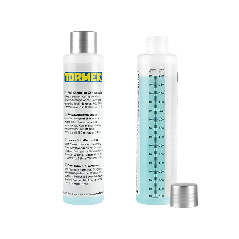 Tormek Anti-Corrosion Concentrate - ACC-150 makes the water corrosion inhibitant and protects your diamond grinding