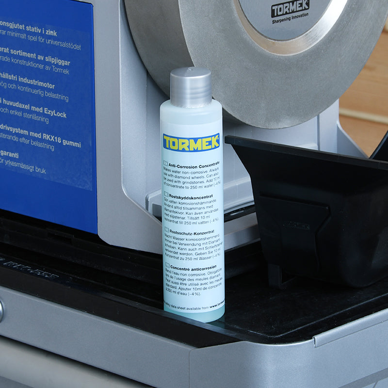 Tormek Anti-Corrosion Concentrate - ACC-150 makes the water corrosion inhibitant and protects your diamond grinding