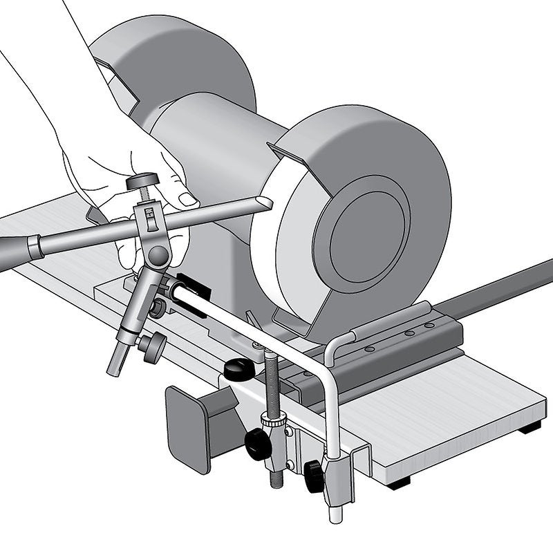 Tormek Converter - The OWC-1 is an attachment that makes it possible to use jig system directly on a bench grinder