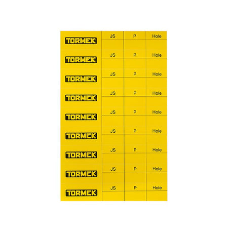 Tormek Profile Labels - The PL-01 take guesswork out of resharpening your woodturning tools. Note exact sharpening