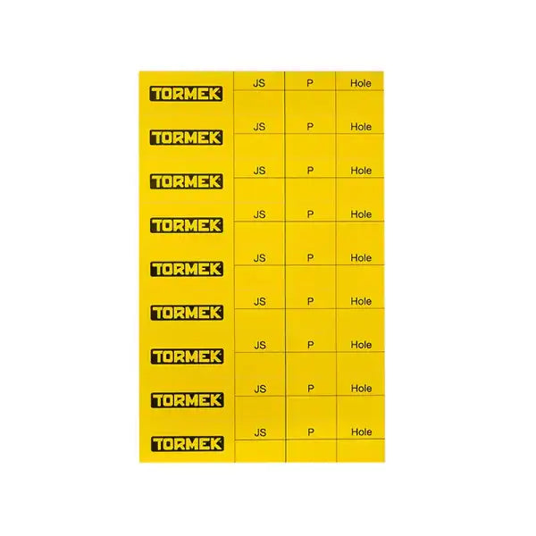 Tormek Profile Labels - The PL-01 take guesswork out of resharpening your woodturning tools. Note exact sharpening