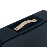 Tormek Storage Case - Sharpening accessories The TC-800 keeps your jigs and organized. A stylish leather handle makes