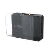 Tormek Storage Case - Sharpening accessories The TC-800 keeps your jigs and organized. A stylish leather handle makes