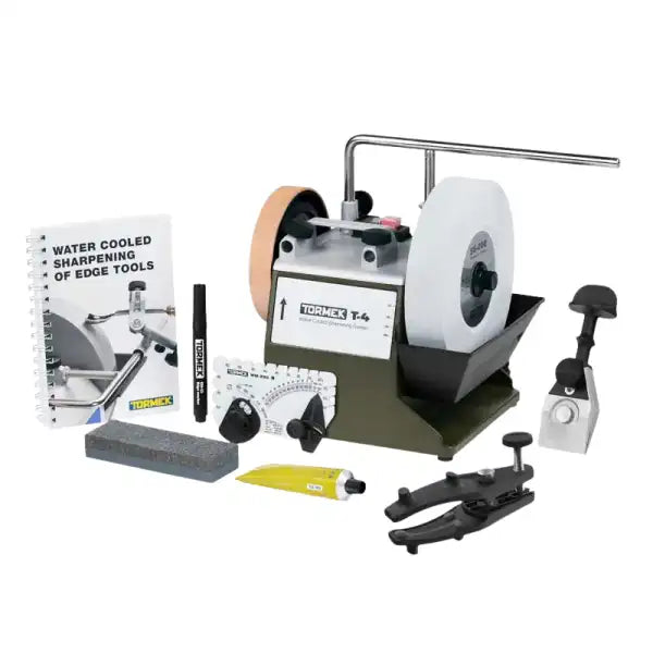 Tormek T-4 Bushcraft EN 230V Type G - Sharpening System With your Bushcraft, you can sharpen knives and axes to make