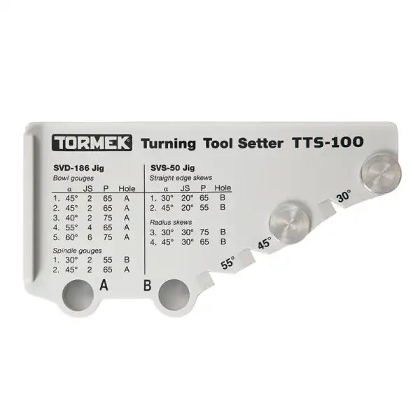 Tormek Truing Tool Setter - Sharpening accessories The TTS-100 Turning is key to efficient of various woodturning