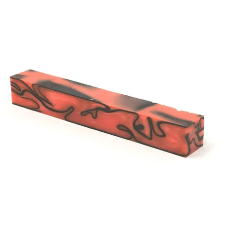 Toxic Orange - Kirinite Pen Blank - Blanks - Fast shipping