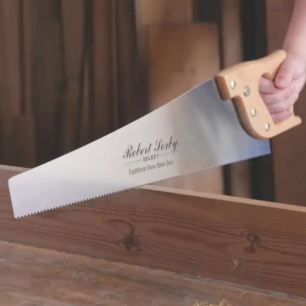 Traditional Skew Back Handsaw 24’’ x 7 tpi - Robert Sorby Select - Saw This from features universal, resharpenable,