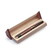 Triangular Wooden Pen Box - Cases The is a stylish and functional accessory designed to hold single pen, whether