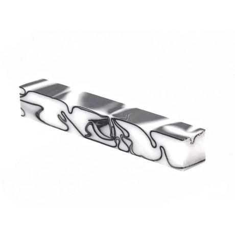 Trooper White & Black Kirinite Pen Blank Blanks Fast shipping