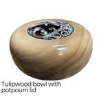 Tulip Wood Bowl Blanks (Round) - wood is a light and easy to turn wood. Janka 540 lbf (2, 400 N) Originating from North