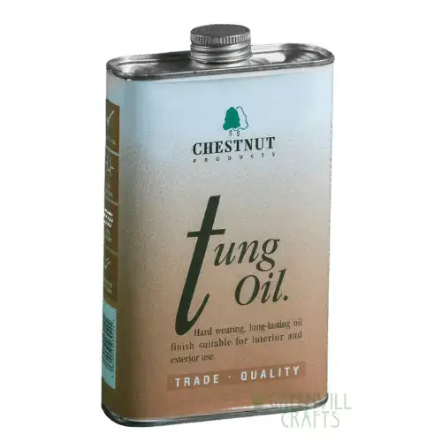 Tung Oil - 500ml - Chestnut Products - Finishing Long lasting, hard wearing natural oil for all timber. In need