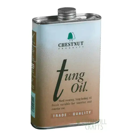 Tung Oil - 500ml - Chestnut Products - Finishing Long lasting, hard wearing natural oil for all timber. In need