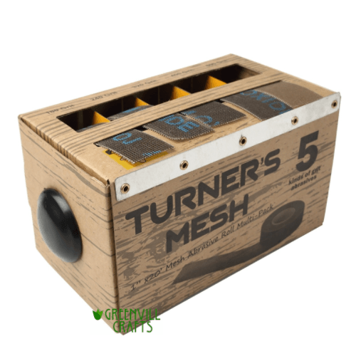 Turners Mesh Abrasive Strip 5-Grit Pack - Sanding Accessories Don’t waste time tearing sheets of sandpaper into strips