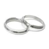 Two piece 6mm Stainless Steel Ring Core & Screw Fit - Cores 2 Comfort Quality Band with a width and fitment Flat edges