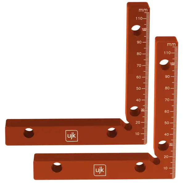 UJK Assembly Squares with Clamping Holes - (Pair) - MFT & Parf Guide System Guarantees perfect 90-degree angles