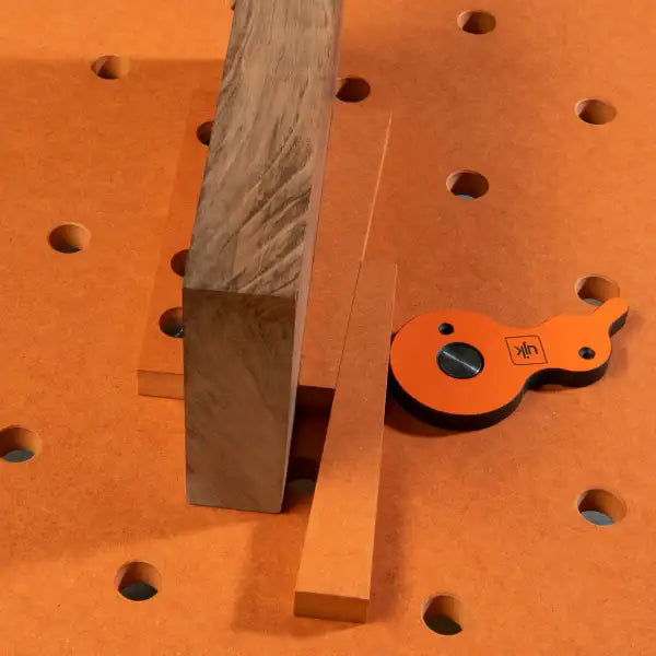 UJK Cam & Wedge Clamping Set - MFT Parf Guide System Clamps workpieces without obstructing the work surface includes