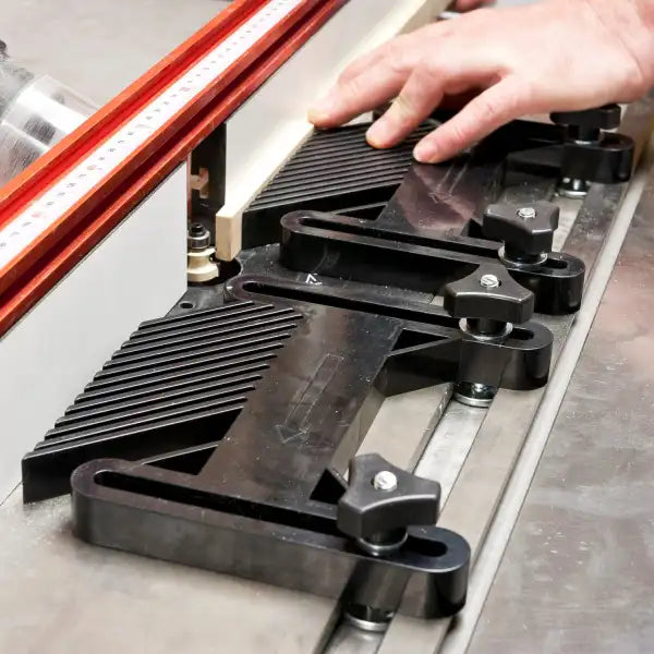 UJK Double Horizontal Featherboards - Routing Securely holds the workpiece against fence for safer routing