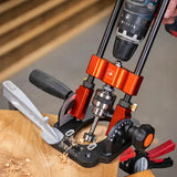 UJK Drill Guide with 10mm Chuck - Joinery Achieve accurate, straight holes every time the Technology Secure angle