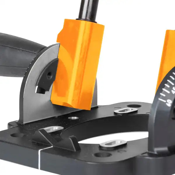 UJK Drill Guide with 10mm Chuck - Joinery Achieve accurate, straight holes every time the Technology Secure angle