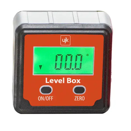 UJK Level Box - Machine Accessories Magnetic base attaches to metal surfaces for stability Instantly, measures