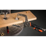 UJK Locking C Clamp 75mm - Pocket Hole Joinery C-Clamp with a throat depth Strong quick release clamp 45mm face pads