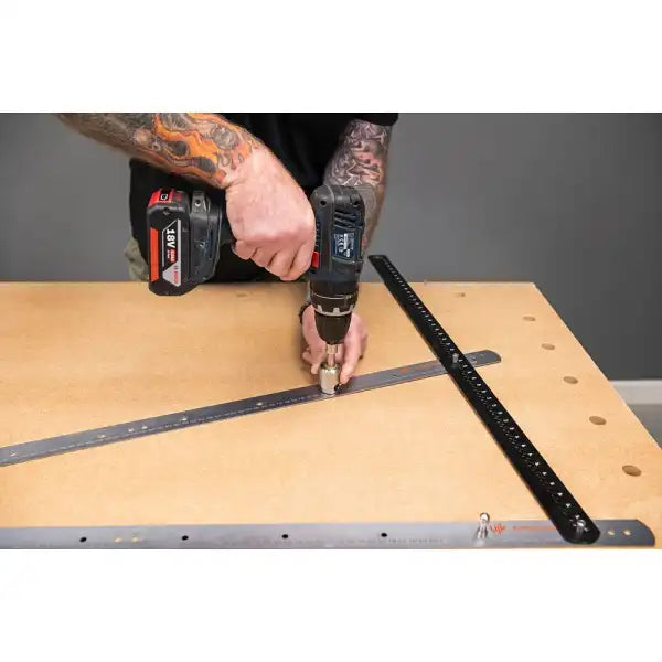 UJK Parf Protractor - MFT & Guide System Use seamlessly with the MKII Create 20mm dog holes and cuts at angles